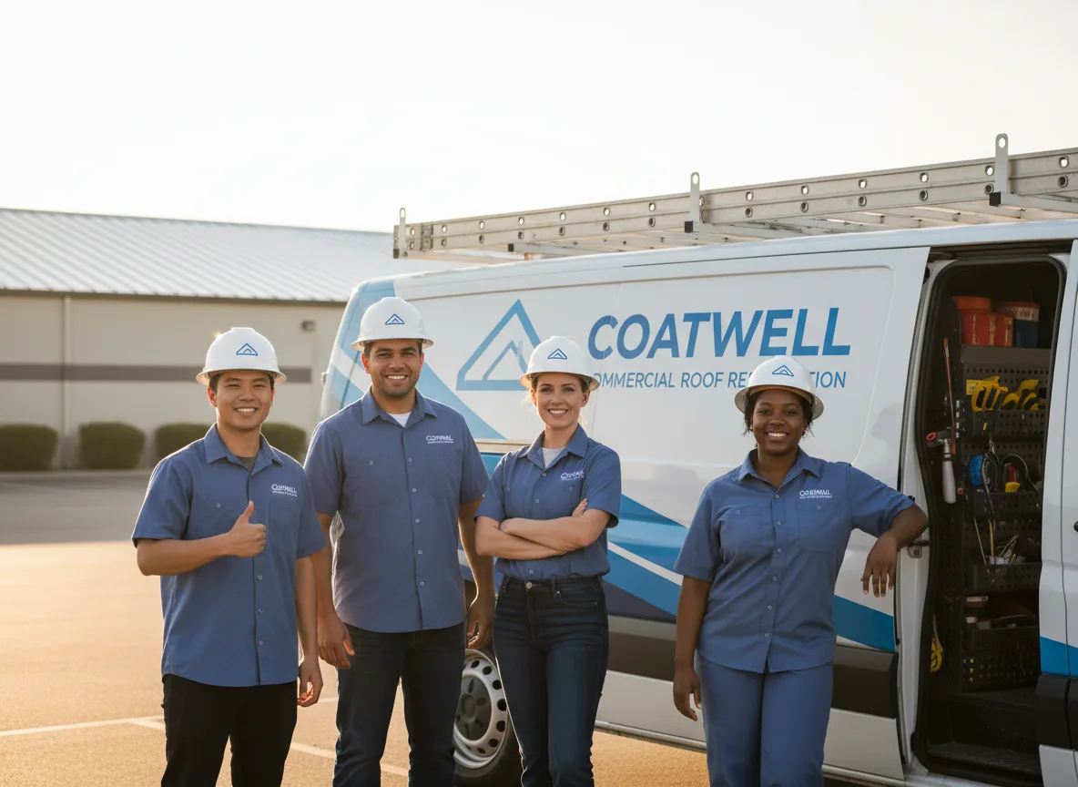 Commercial roof coating company in Marietta, TX
